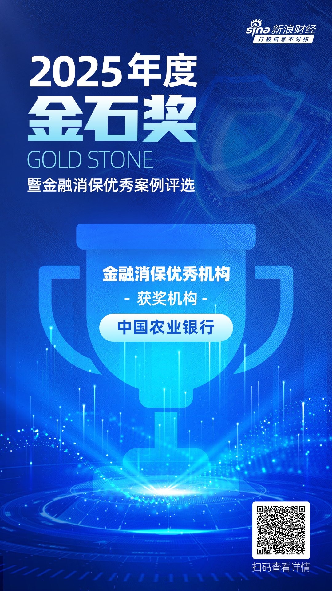 中国农业银行获评“金融